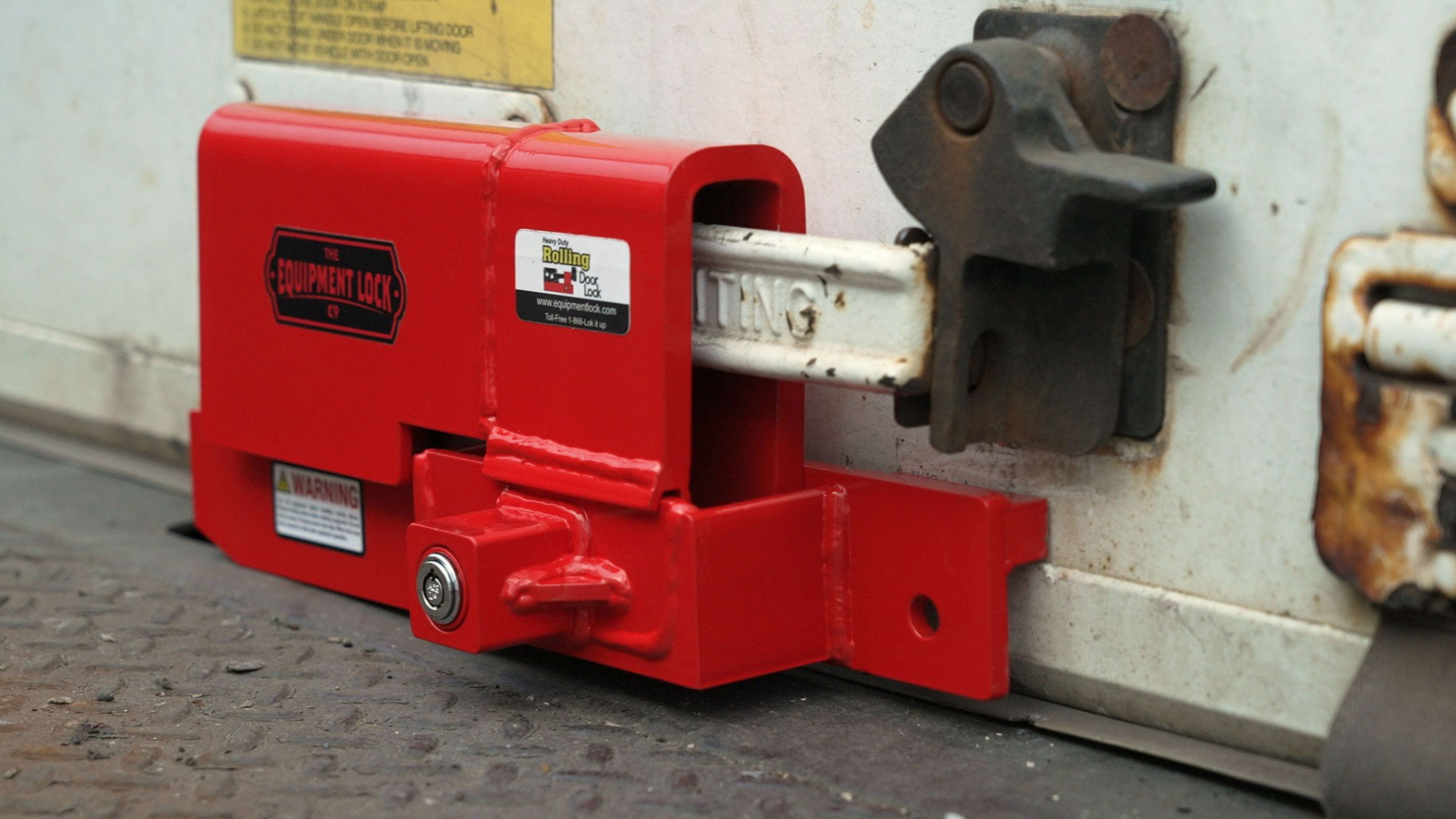 Heavy Duty Rolling Door Lock | Trucks & Trailers | The Equipment Lock ...