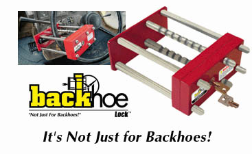 backhoe lock