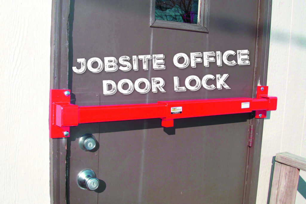 jobsite office door lock